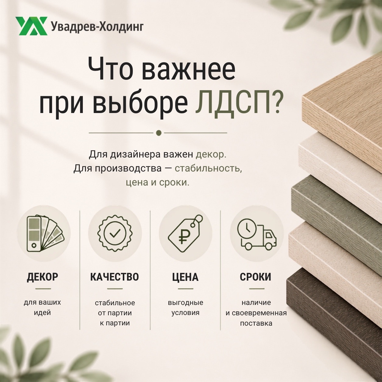 Что важнее при выборе ЛДСП?